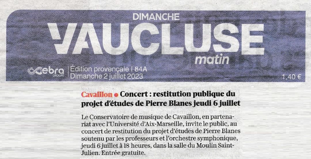 Photo de concert de Pierre Blanes