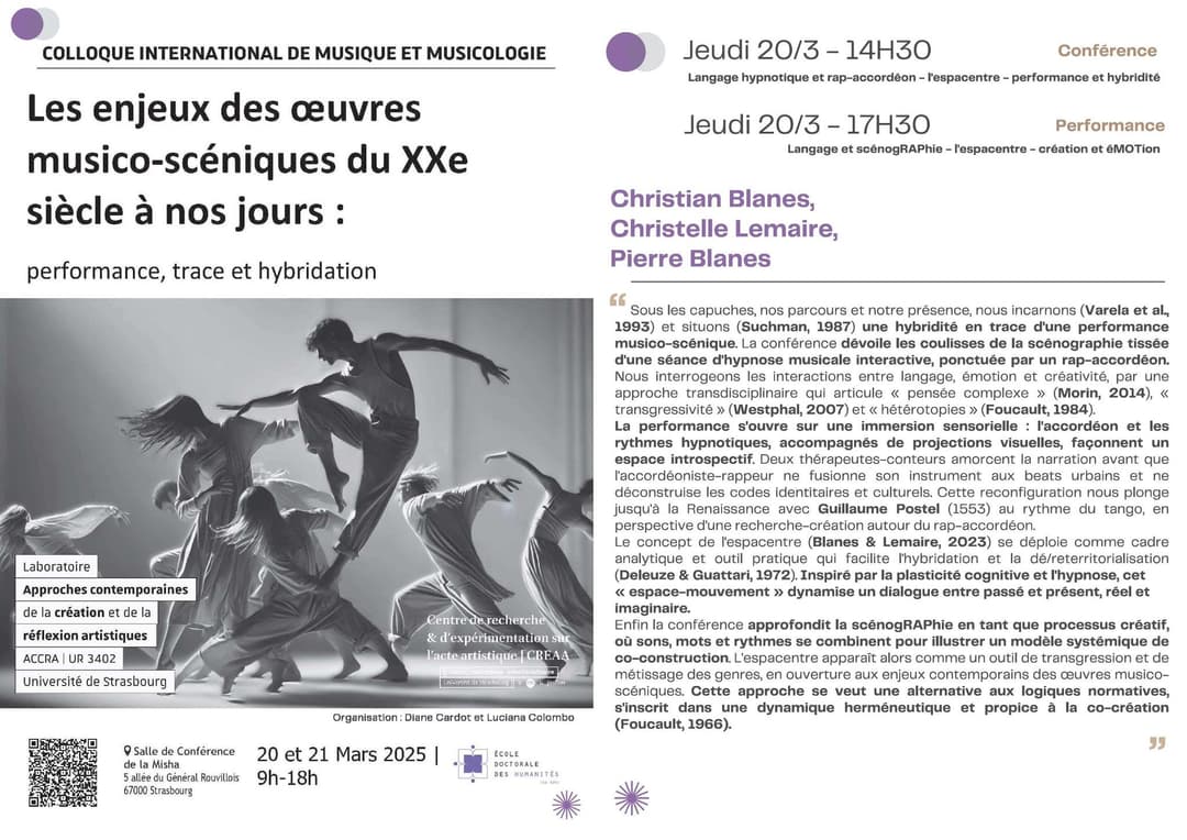 Photo de concert de Pierre Blanes