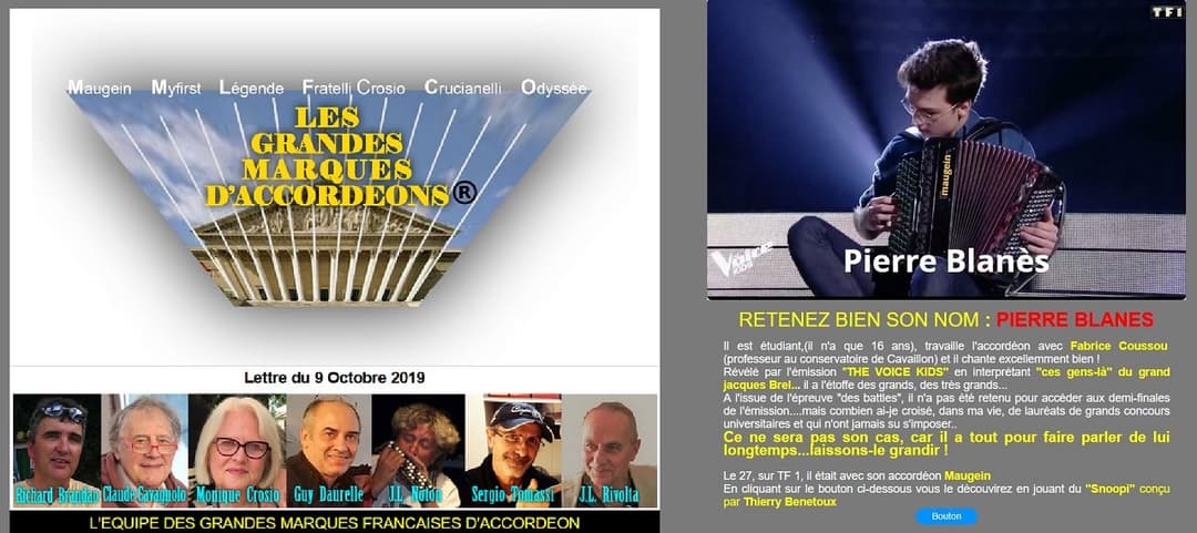 Photo de concours de chant de Pierre Blanes