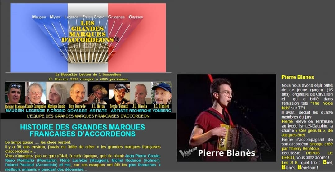 Photo de concours de chant de Pierre Blanes