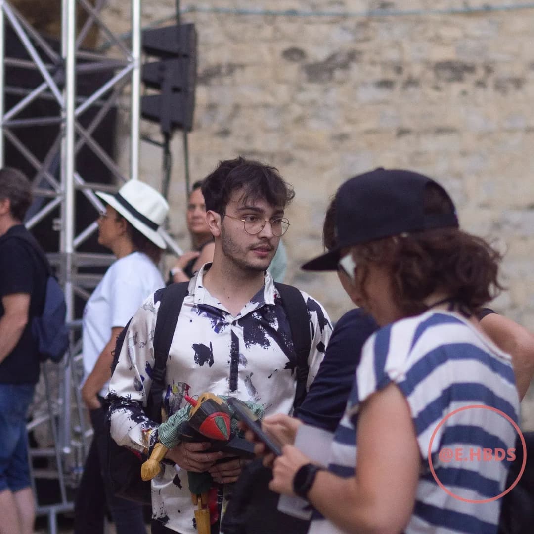 Photo de concert de Pierre Blanes